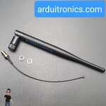 LoRa Omni Directional Antenna 433MHz 470MHz High Gain 6dBi (15cm line feeder)