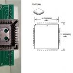 Socket Adapter PLCC44 pin