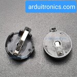 รางถ่านกระดุม CR2032 ใส่ถ่านแนวนอน ใส่ได้ 2 ก้อน 6V