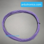 สายไฟอ่อนใส้เต็ม 24AWG UL1007 ความยาว 10 เมตร (สีม่วง)