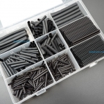 ชุดเซต ท่อหดสีดำ สำหรับหุ้มสายไฟพร้อมกล่องใส่ (Set 405 ชิ้น)