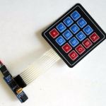 I2C Matrix 4x4 Keypad คีย์แพด ปุ่มกด 4x4 แบบ I2C (พร้อมโมดูลขยายขาแบบ I2C)