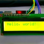 1602 Module 16x2 LCD Display + I2C Interface (Green-Yellow Screen)