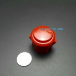 Arcade Button Red (สีแดง แบบฐานสูง) ปุ่มกดตู้เกม สวิตช์ปุ่มกดติดปล่อยดับ สีแดง