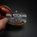 Water Flow Sensor 1-30L/min แรงดันไม่เกิน 1.75MPa ขนาดท่อ 1/4” (YF-S201C) แบบใส
