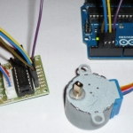 12V DC Stepper Motor + Driver Board (ULN2003APG)