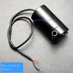 Mini DC Water Pump (DC 3V-5V) ปั๊มน้ำ สายไฟปลายเปลือย ขนาดเล็ก 3-5V สีดำ แนวนอน