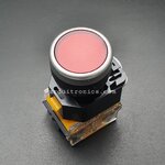 LA38-11T สวิตซ์ ปุ่มกด สำหรับตู้คอนโทรล Industrial Push Button Reset กดติดปล่อยดับ อัตโนมัติรีเซ็ต NO/NC 22mm 220V 10A สีแดง