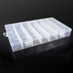 กล่องพลาสติกอเนกประสงค์ กล่องพลาสติกเก็บอุปกรณ์ 28 ช่อง ขนาด 340x210x45mm
