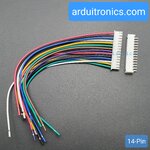 สาย XH2.54 Male Head 14P with Wire + Straight Pin Terminal