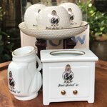 6 ชิ้น ของสะสม ของที่ระลึก งานสิงห์ดำสัมพันธ์ ปี 2543, 2544, 2545 คณะรัฐศาสตร์ จุฬาลงกรณ์มหาวิทยาลัย