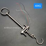 Load Cell - 40kg, Straight Bar with Hook ( แบบบาง )