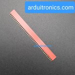 [Red] 1x40 Pin Single Row Female Header 2.54mm Pitch Straight Pin Square (จำนวน 1 ชิ้น)