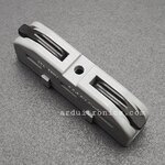 Terminal ต่อสายไฟแบบเร็ว 2 ช่อง (1 in - 1 out) Wire Connector Quick Terminal 0.2-4mm Square Splitter รุ่น DF-2-Y สีดำ