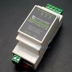 Industrial Serial Server, RS485 to RJ45 Ethernet, TCP/IP to Serial, Rail-Mount Support with PoE Function (ของแท้จาก Waveshare)