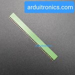 [Green] 1x40 Pin Single Row Female Header 2.54mm Pitch Straight Pin Square (จำนวน 1 ชิ้น)