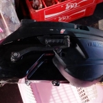 ฝาครอบสายพานพร้อมชุดสตาร์ทเท้า Yamaha Fino แท้ มือสอง