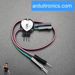 Pulse Heart Rate Sensor Module (วัดชีพจร) - แบบมีขาต่อออกจากโมดูล มาพร้อมสายไฟต่อ