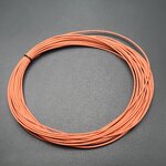 สายไฟอ่อนใส้เต็ม 18AWG UL1007 ความยาว 10 เมตร (สีส้ม)