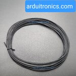สายไฟอ่อนใส้เต็ม 18AWG UL1007 ความยาว 10 เมตร (สีดำ)