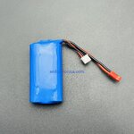 Rechargeable 18650HP Lithium Battery 7.4V 1500mAh (หัวสายไฟแบบ JST)