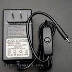 Power Adapter 5V 5A USB Type-C With Switch On/Off (หัว US)