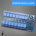 16 Channel Relay รีเลย์ 16 ช่อง (12V) Optocoupler Protection with LM2596 Power Supply