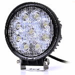 รุ่นหนา 5 cm. ไฟสปอตไลท์ แอลอีดี LED SPOT LIGHT กลม 27W 12V/24V ขนาด 4"นิ้ว (สินค้าสั่งผลิต ใช้หลอด LED คุณภาพสูง อย่างดี) *พร้อมส่ง*
