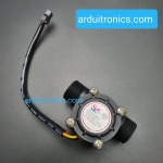 Water Flow Sensor 1-30L/min แรงดันไม่เกิน 1.75MPa ขนาดท่อ 1/2" (YF-S201B/YF-S201) สีดำ