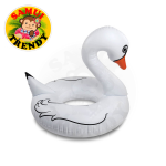 Giant White Swan Ring