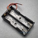 Battery Box รางถ่าน Lithium 18650 จำนวน 2 ก้อน 7.4V ขั้วถ่านอยู่ข้างเดียวกัน