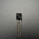 BC337 TO-92 NPN Transistor 0.8A/45V BC337 (NPN Amplifier and Switching Transistor)