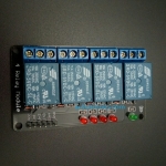 4 Channel Relay Module 5V 10A with LED 5 หลอดแสดงสถานะ