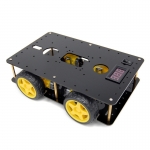 4WD 2-Layer Smart Car Chassis Kit (พร้อม Voltmeter และ สวิตช์เปิด/ปิด)