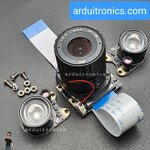 Raspberry Pi 4B/3B+ Camera 5MP 4mm Focal Length Night Vision IR-CUT Lens