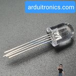RGB LED 10mm แบบใส - Common Anode