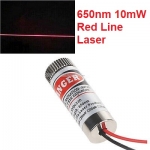Adjustable Laser Tube 650nm 10mW - Line Laser (แสงตกบนฉากเป็นเส้นตรงปรับความหนาเส้นได้)