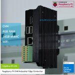 [Industrial Raspberry Pi] EdgeBox RPi 200 - Industrial Edge Controller 4GB RAM, 16GB eMMC, WiFi