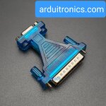 9 Pins Serial RS 232 DB9 Female to DB25 Male Adapter Converter