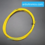 สายไฟอ่อนใส้เต็ม 24AWG UL1007 ความยาว 10 เมตร (สีเหลือง)