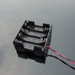 Battery Box รางถ่าน 8 ก้อน AA 12V ไม่มีฝา 2 ด้าน (หน้า 4 หลัง 4)