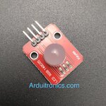 RGB LED 10mm Module PCB แดง