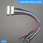 สาย XH2.54 Male Head 9P with Wire + Straight Pin Terminal