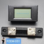 PZEM-051 DC V-A Panel Meter รุ่น PZEM-051-DC-100A (0-100A, 6.5-100V) + 50A External Shunt