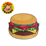 Hamburger Beach Blanket