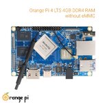 Orange Pi 4 LTS 4GB DDR4 RAM RK3399 Wifi BT5.0 (supports Android, Ubuntu and Debian OS) - Orange Pi