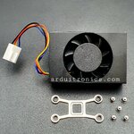 Aluminum Heatsink with built-in Fan and Housing for Jetson Nano Module