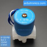 Solenoid Valve โซลินอยด์วาล์ว พลาสติก 2 หุน 12VDC ( SLC 2 )