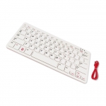 Official Raspberry Pi Keyboard (โทนสี ขาว แดง) มีโลโก้ Pi
