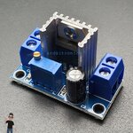 โมดูล LM317 Step Down แปลงไฟจาก 4.2-40V เป็น 1.2-37V กระแสสูงสุด 2.2A